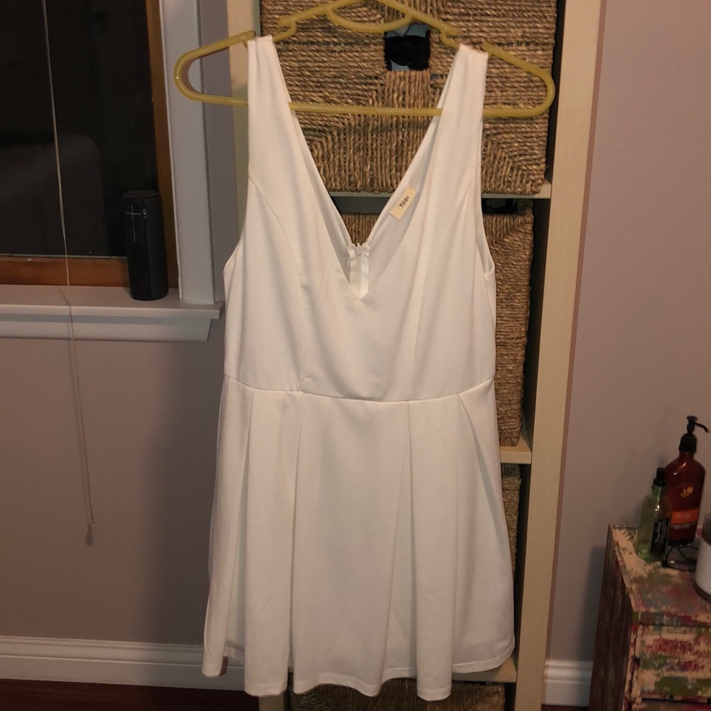 TOBI mini white dress